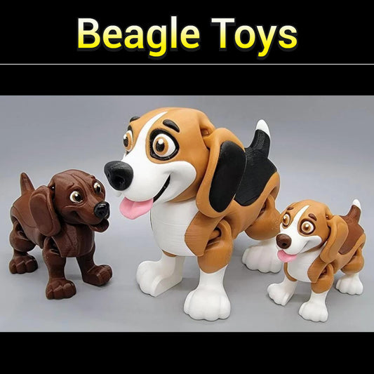 Articulated Beagle Toy