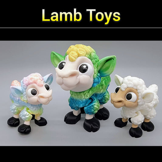 Articulated Lamb Toy
