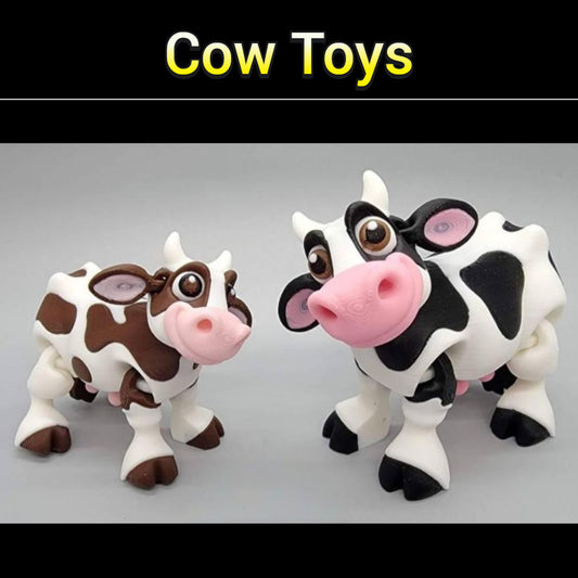 Articulated Cow Toy
