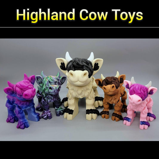 Highland Cow Toys