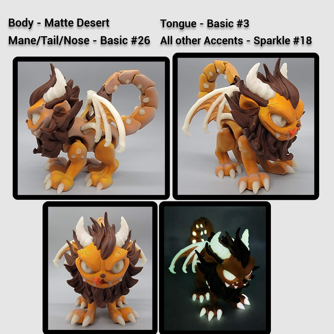 Twisty Manticore Toy