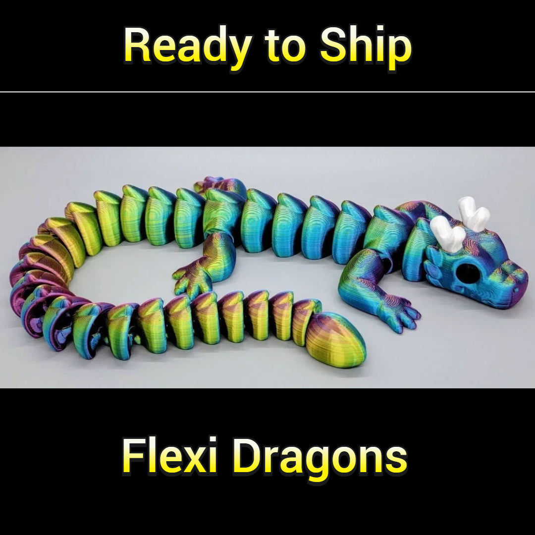 Ready to Ship Flexi Dragon Toys