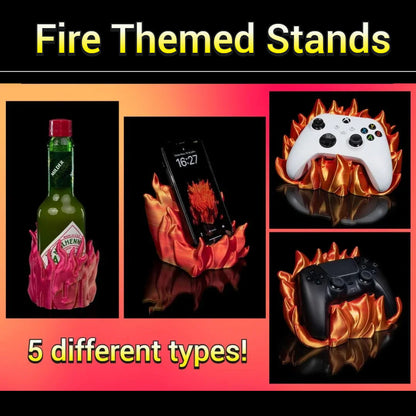 Fire-Themed Multi-Use Stands