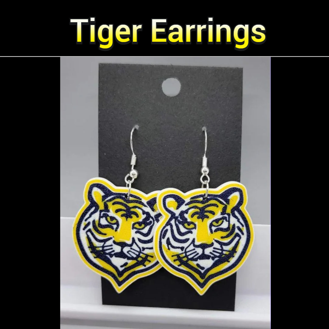 Tiger Earrings