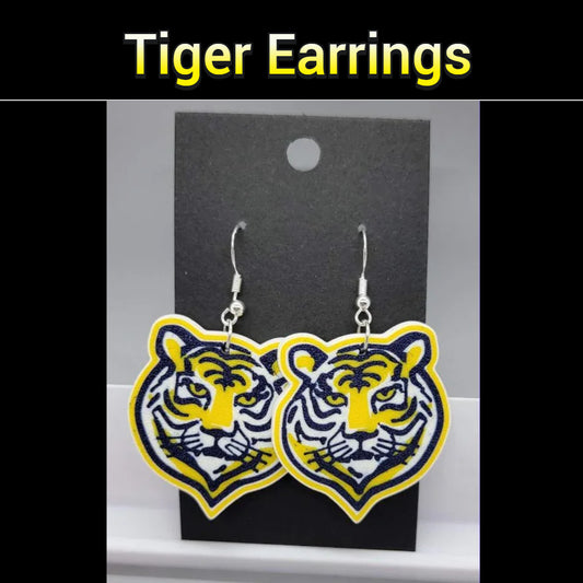Tiger Earrings