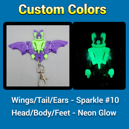 Flexi Bat Toy or Keychain