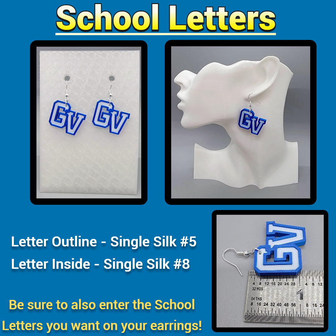 School Spirit Earrings
