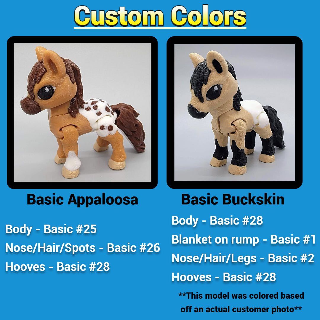 Mini caballo de juguete