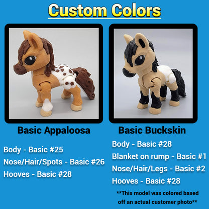 Mini caballo de juguete