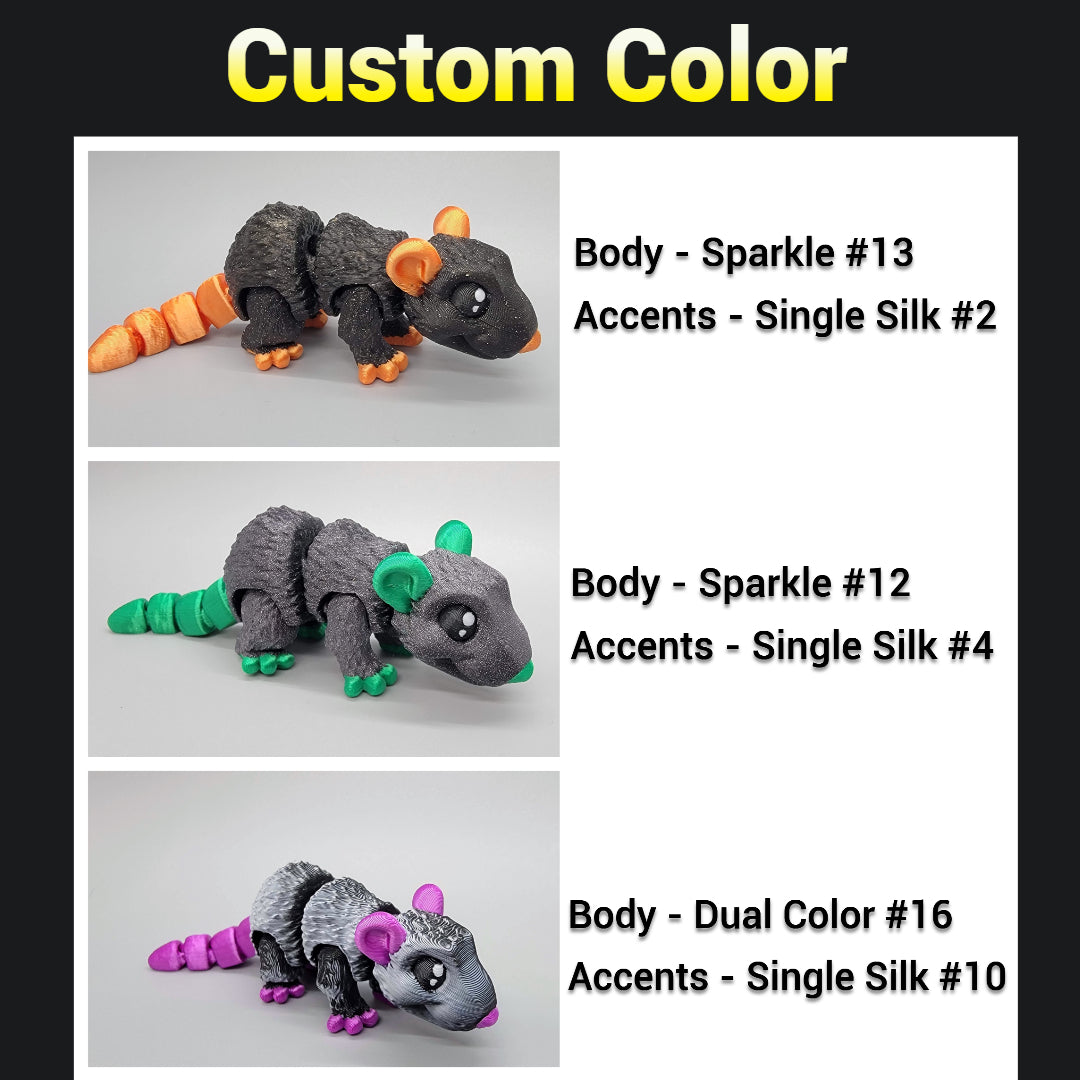 Mini Rat Toy & Keychain