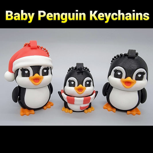 Baby Penguin Keychains