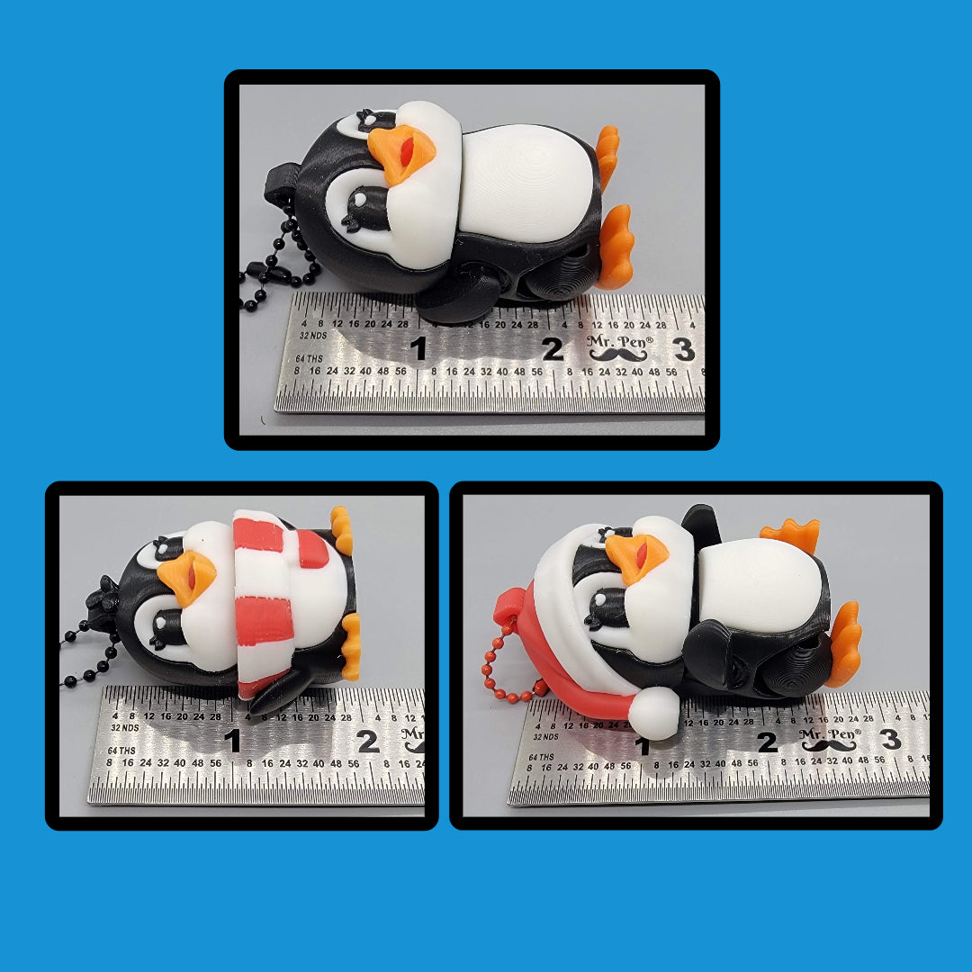 Baby Penguin Articulated Keychains