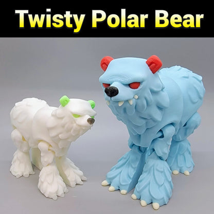 Twisty Polar Bear Toy