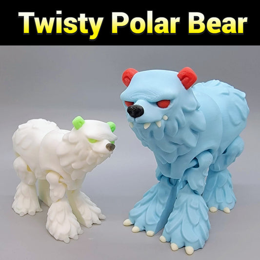 Twisty Polar Bear Toy