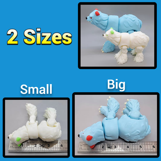 Twisty Polar Bear Toy