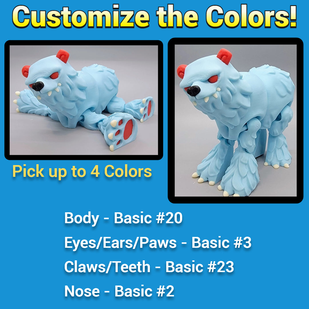 Twisty Polar Bear Toy