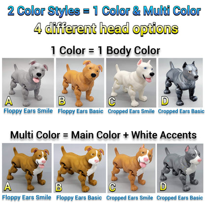 Articulated PitBull Toy