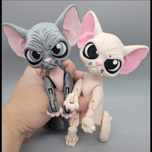 Grumpy Sphynx Toy
