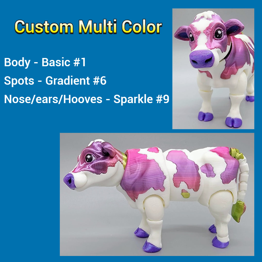 Articulated Dairy Cow Toy