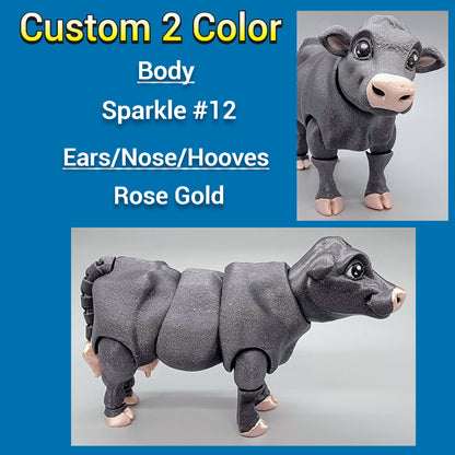 Articulated Dairy Cow Toy