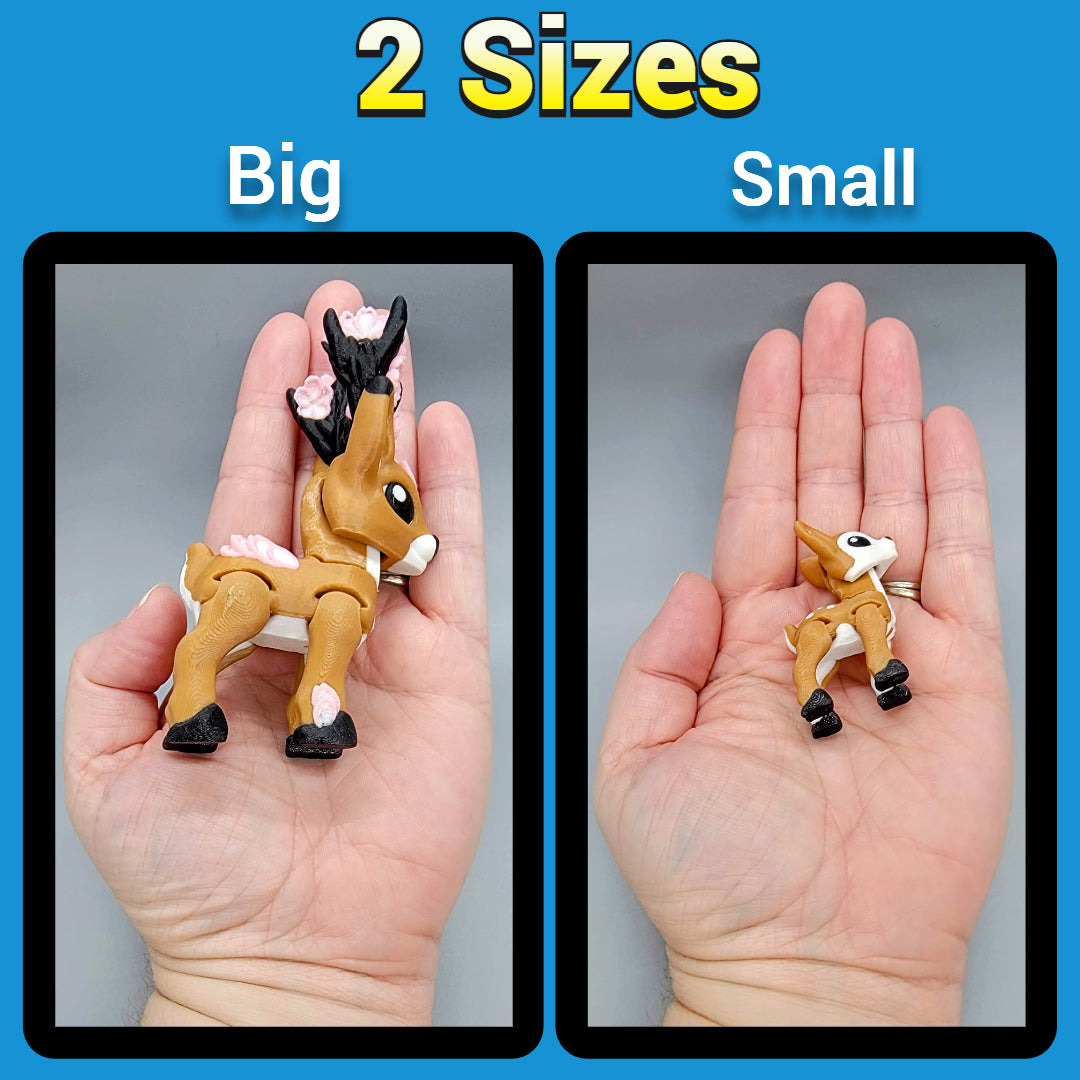 Cherry Blossom Deer Toy