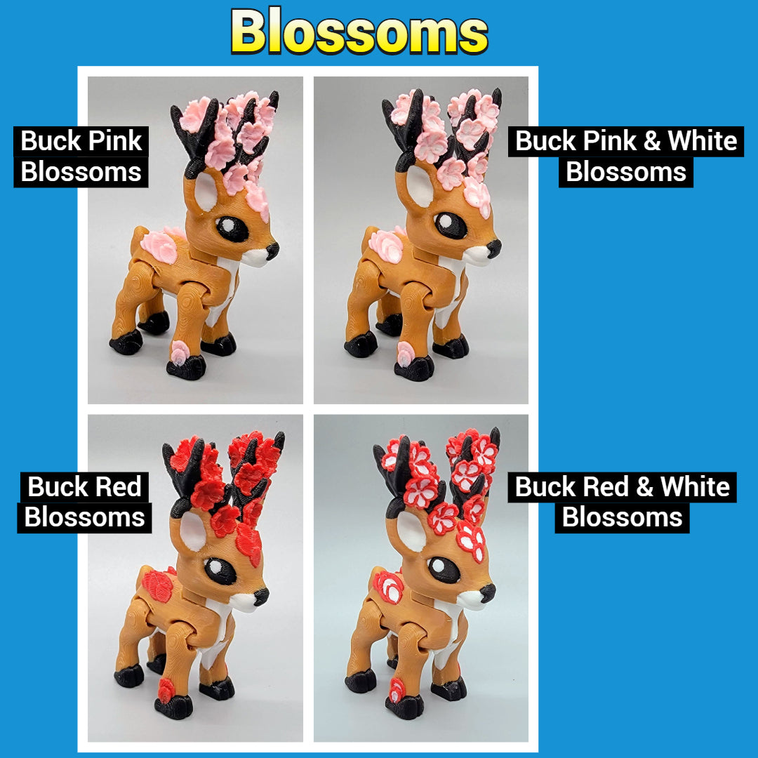 Cherry Blossom Deer Toy