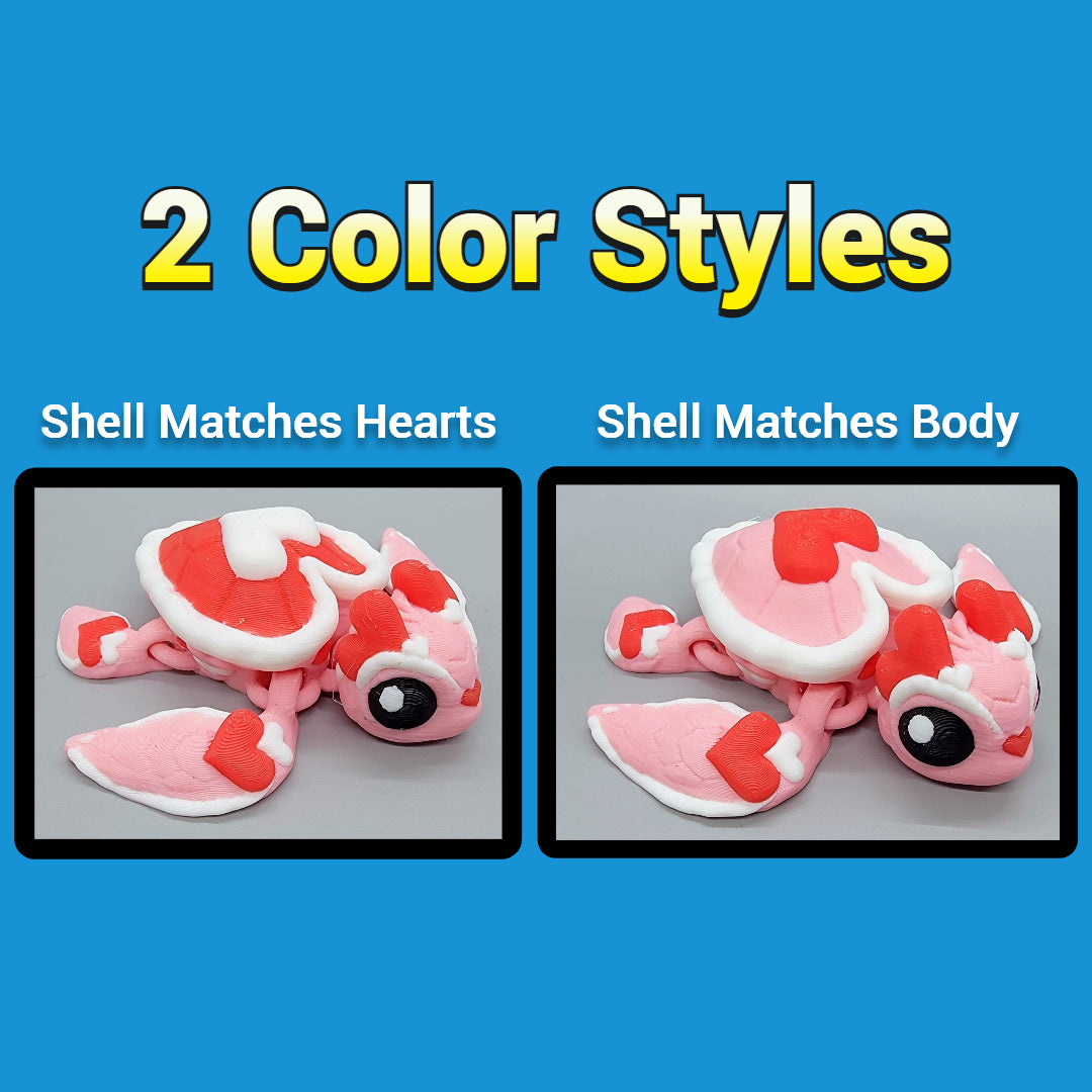 Love Hearts Sea Turtle Toy