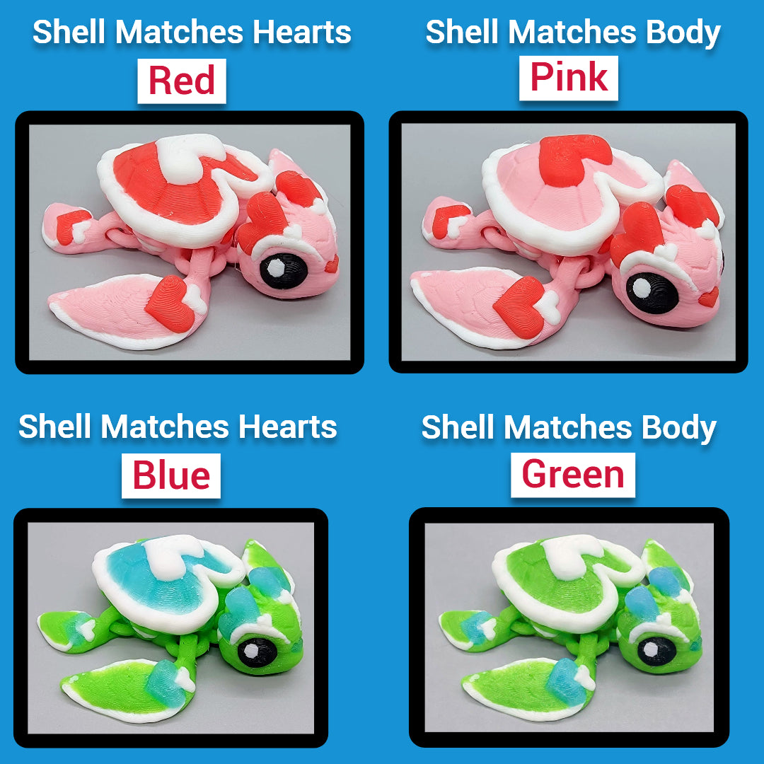 Love Hearts Sea Turtle Toy
