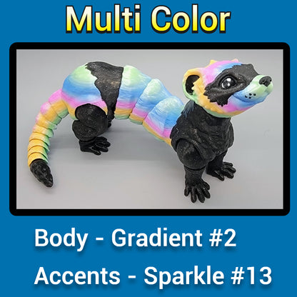 Articulated Ferret Toy