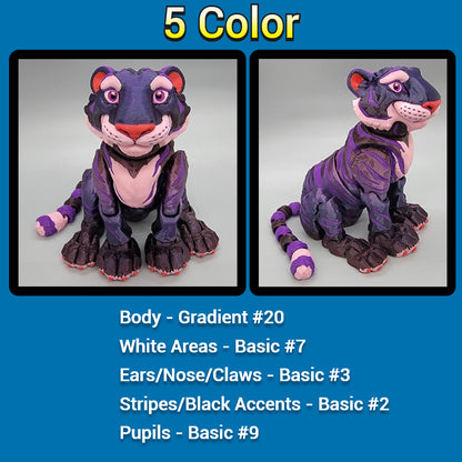 Custom Colors Tiger Toy