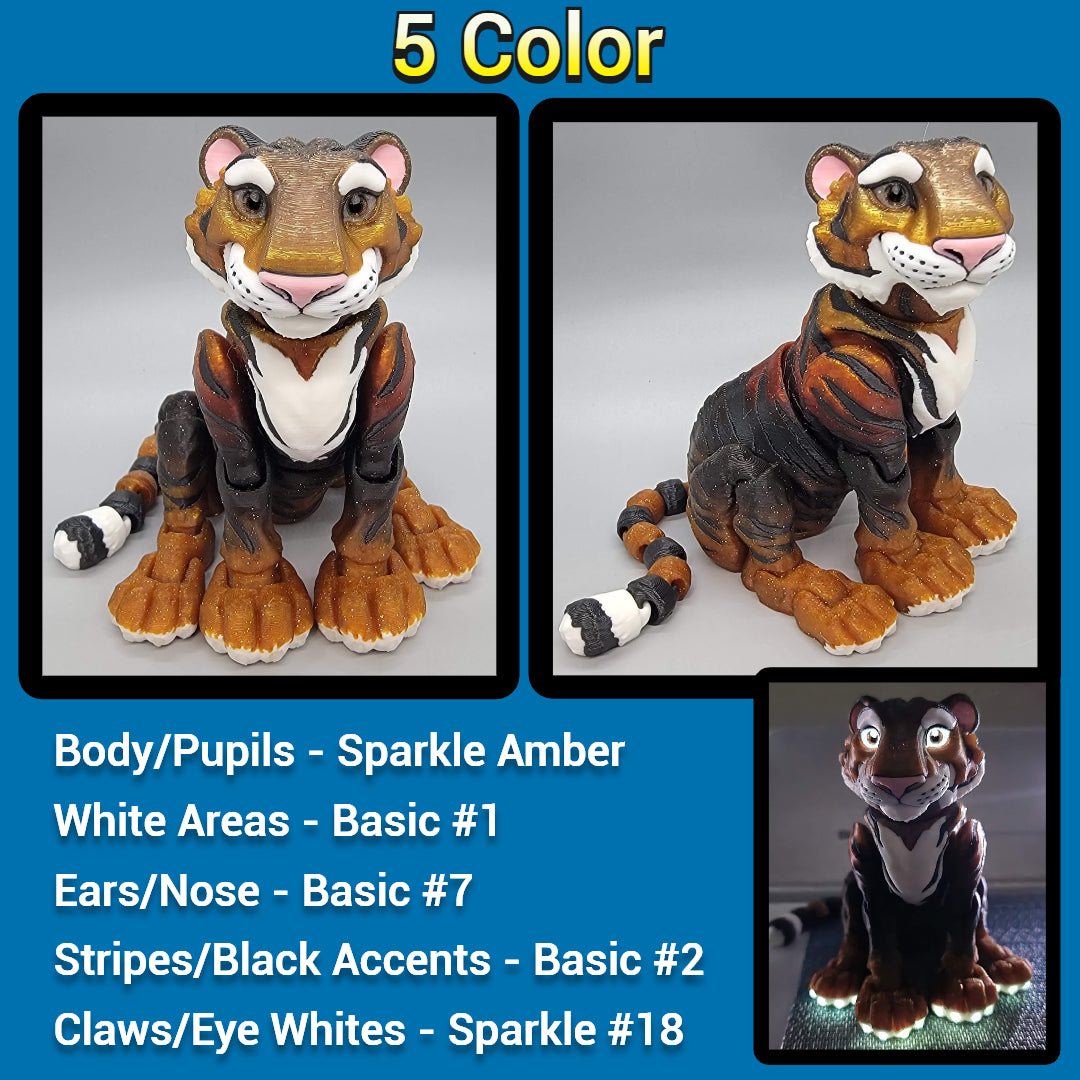 Custom Colors Tiger Toy