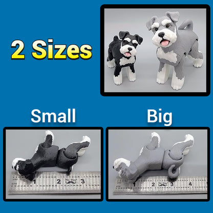 Articulated Schnauzer Dog Toy