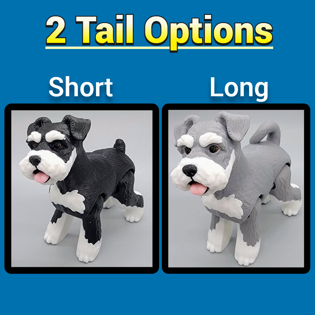 Articulated Schnauzer Dog Toy