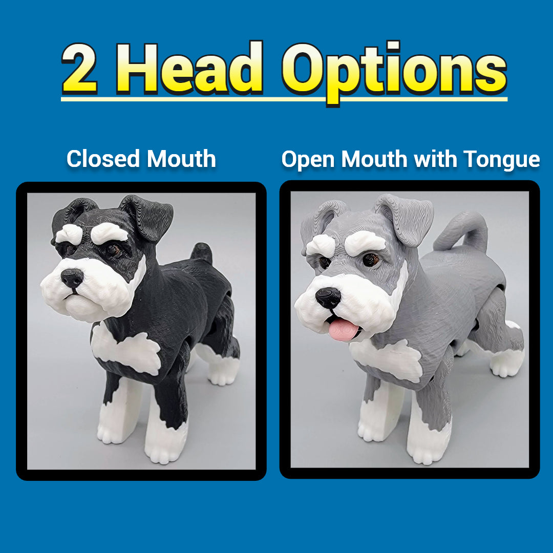 Articulated Schnauzer Dog Toy