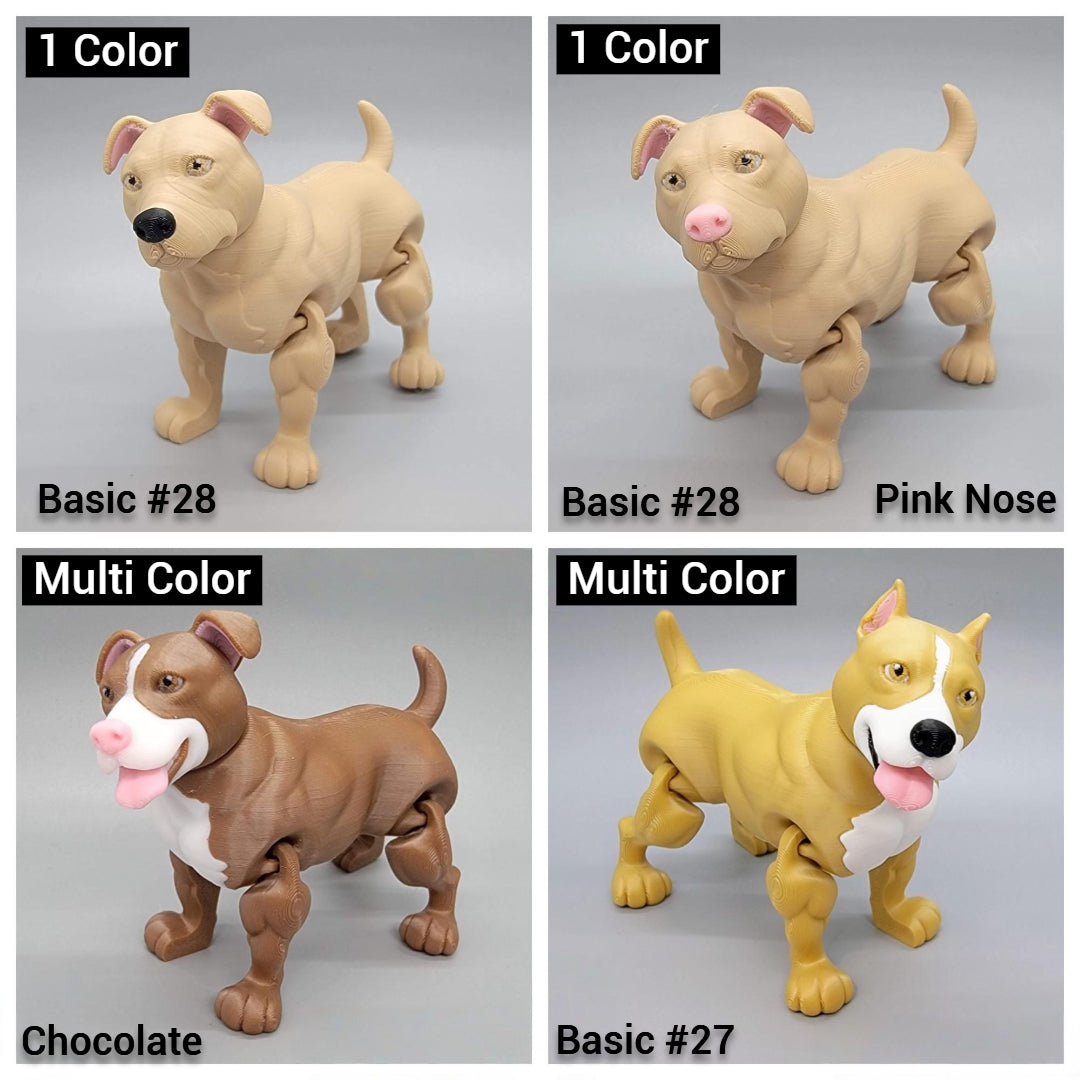 Articulated PitBull Toy