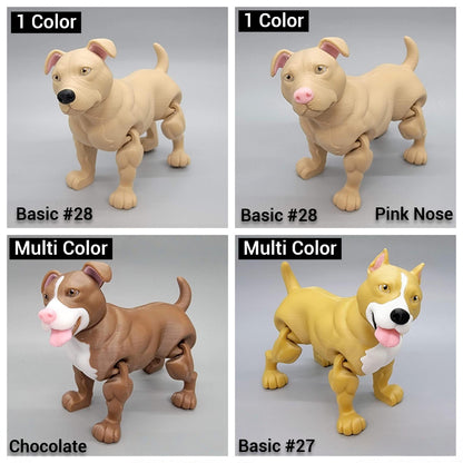 Articulated PitBull Toy