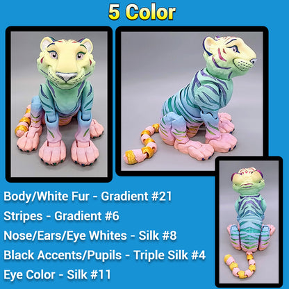 Custom Colors Tiger Toy