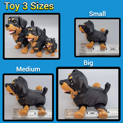 Articulated Chibi Rottweiler Toy