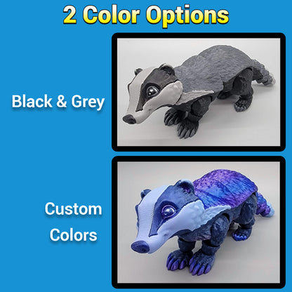 Articulated Badger & Honey Badger Toy