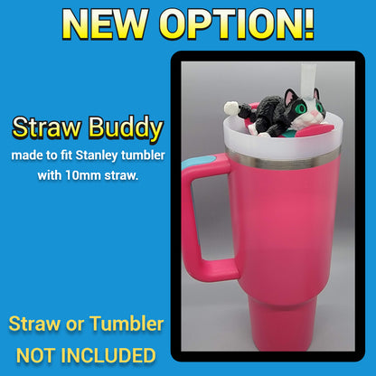 Mini Cat – Articulated Toy, Keychain or Straw Buddy
