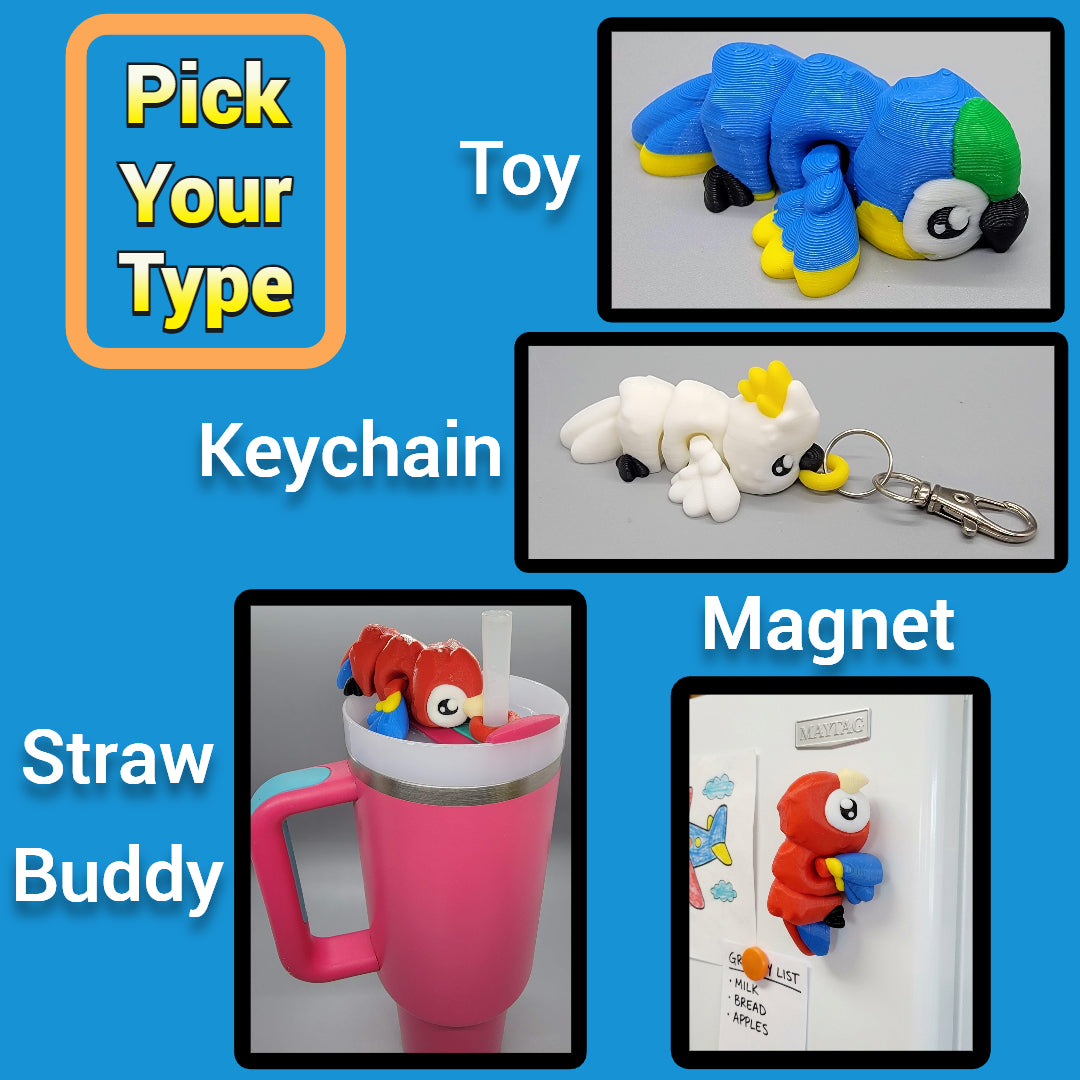 Baby Parrots Fidget Toys
