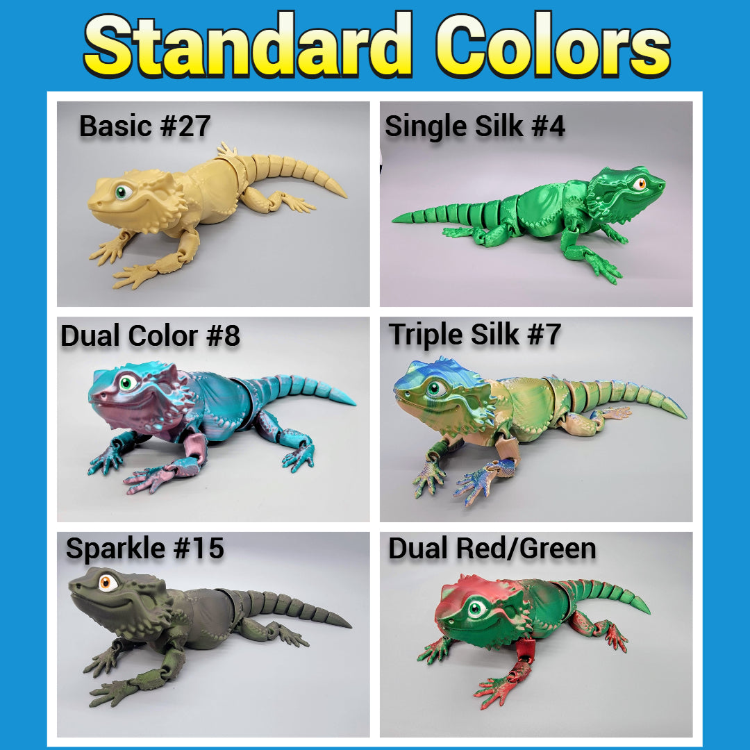 Articulated Bearded Dragon Toy