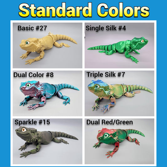 Articulated Bearded Dragon Toy