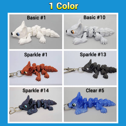 Baby Wolf Fidget or Keychain