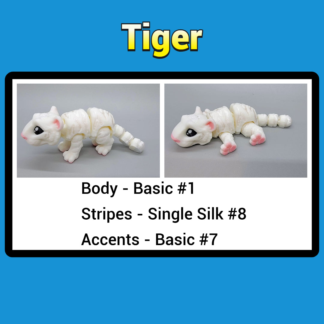 Custom Mini Tiger & Lion Fidget or Keychain