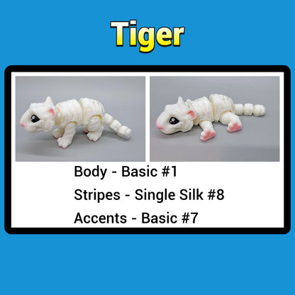 Custom Mini Tiger & Lion Fidget or Keychain