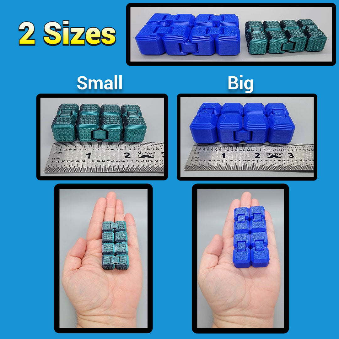 Infinity Fidget Cube – 3D Printed Sensory Toy