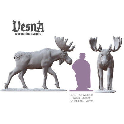 Moose – Wildlife Miniature