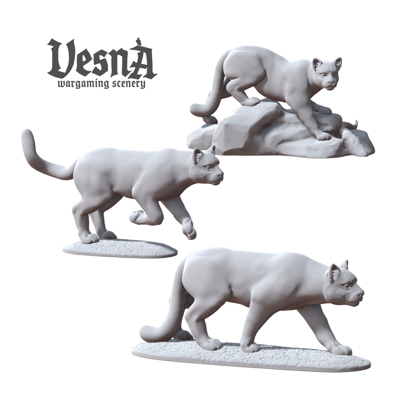 Cougar Pack (3pc) – Wild Cat Miniatures