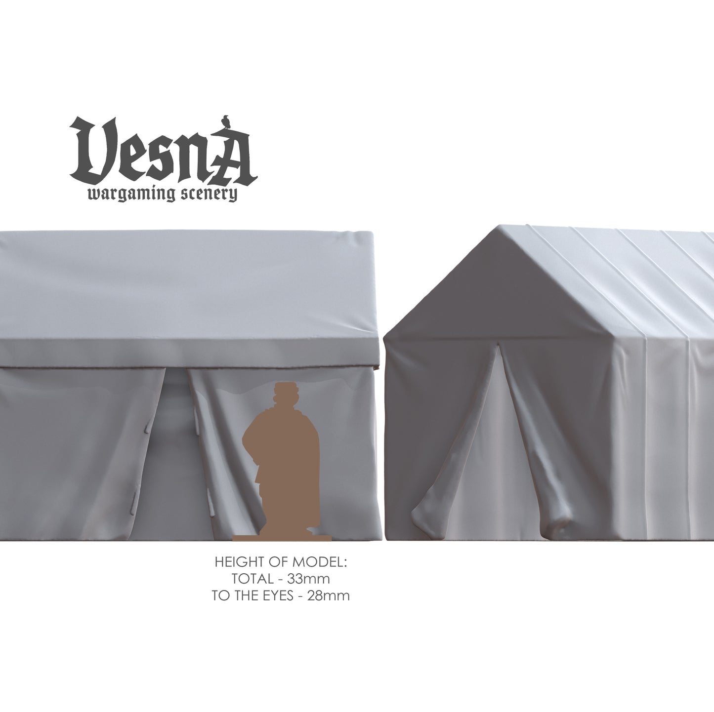 Medieval Square Pavilion Tents – Wargaming Scenery
